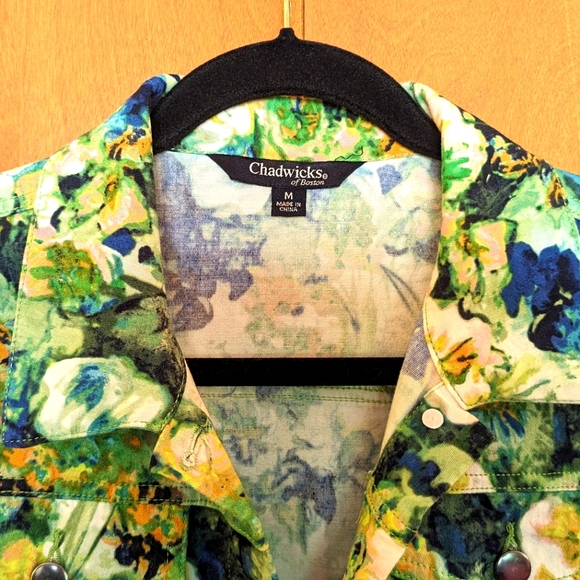 Chadwick's of Boston Floral Jacket - Picture 2 of 4